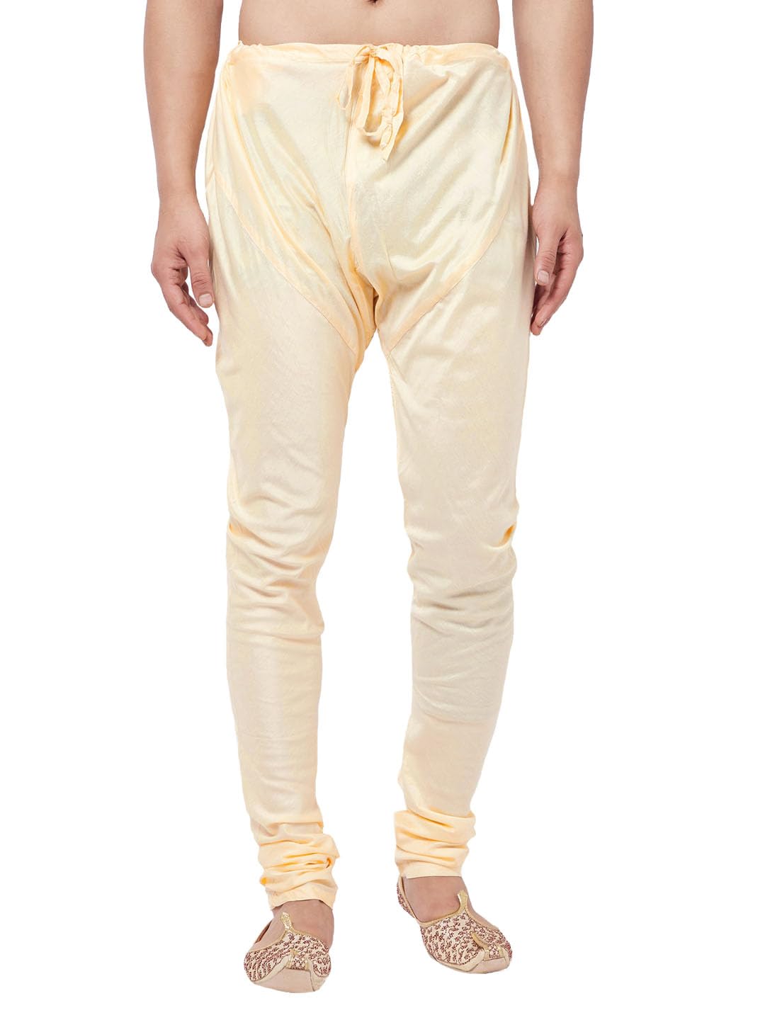 Men Men's Gold Viscose Blend Pyjama