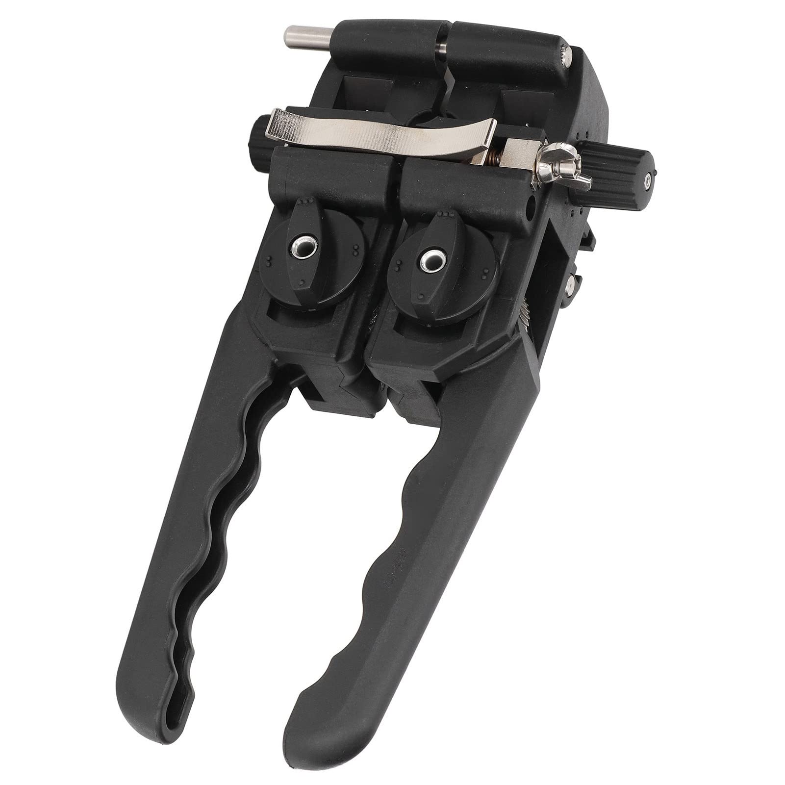 Cocoarm Pelacables de Fibra óptica, Cuchillo Pelador de Cables de Plástico, Herramienta de Pelado Longitudinal y Transversal Ajustable de 2 Vías de 8 a 30 Mm para Técnicos e Instaladores de Cables