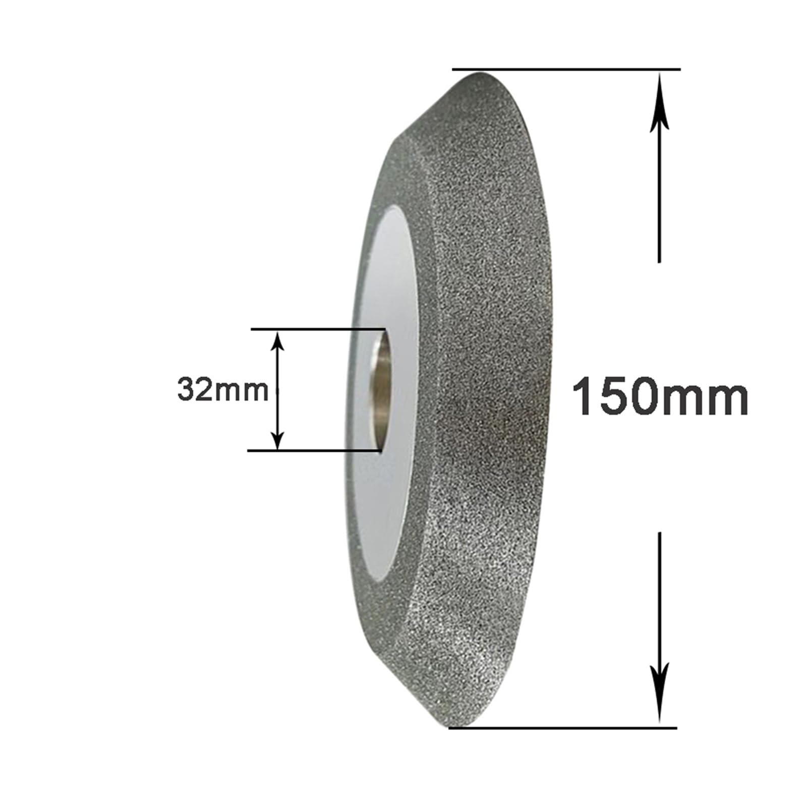 Affûtage de scie TCT, meule diamantée de 4 à 6 pouces, 100 à 150 mm