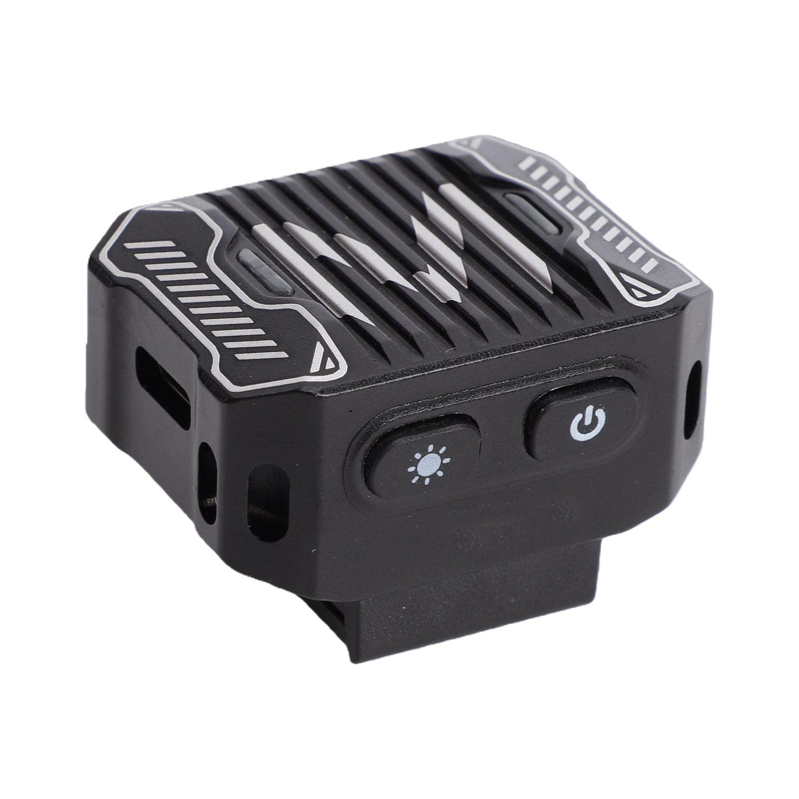 Zunate Camera Top Flash 6500K Aluminum Light for Outdoor (BLACK)