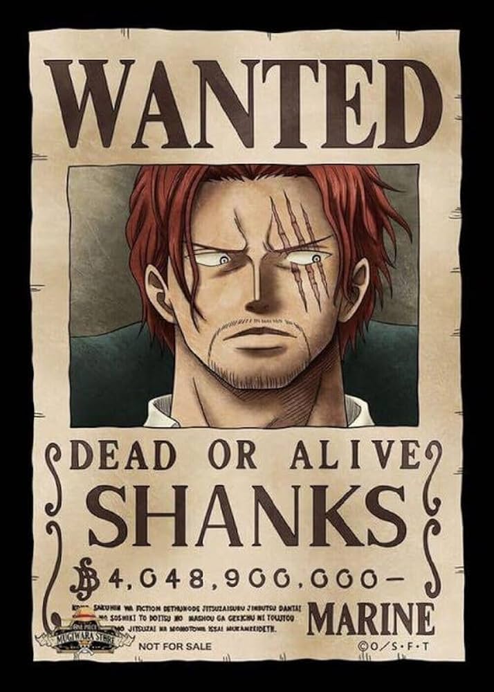 イ*ス様 2024 ONE PIECE WANTED シャンクス ALT ART One Piece