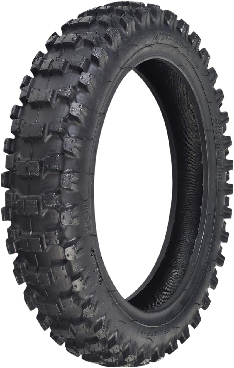 AlveyTech 2.5010 Dirt Bike Tire with Directional Knobby Tread Replacement Front