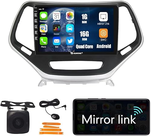 Miniatura 61 de Kunfine Coche CarPlay Android Navegación Automática Estéreo GPS Radio Reverse Cámara Pantalla 10 "IPS Pantalla Táctil Headunit Tablet Pad Media 10