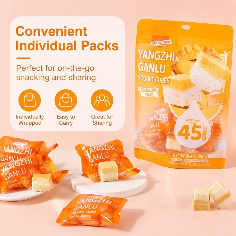 Mango Pomelo Sago Jogurt Bites 250g, Miękkie, Fermentowane Owoce
