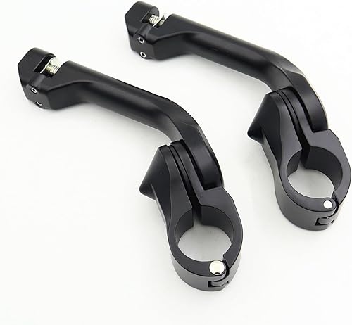 Miniatura 5 de Estriberas de carretera para motocicleta, 1.25 pulgadas, pedales de autopista, guardia del motor, clavijas ajustables en ángulo largo, montaje para