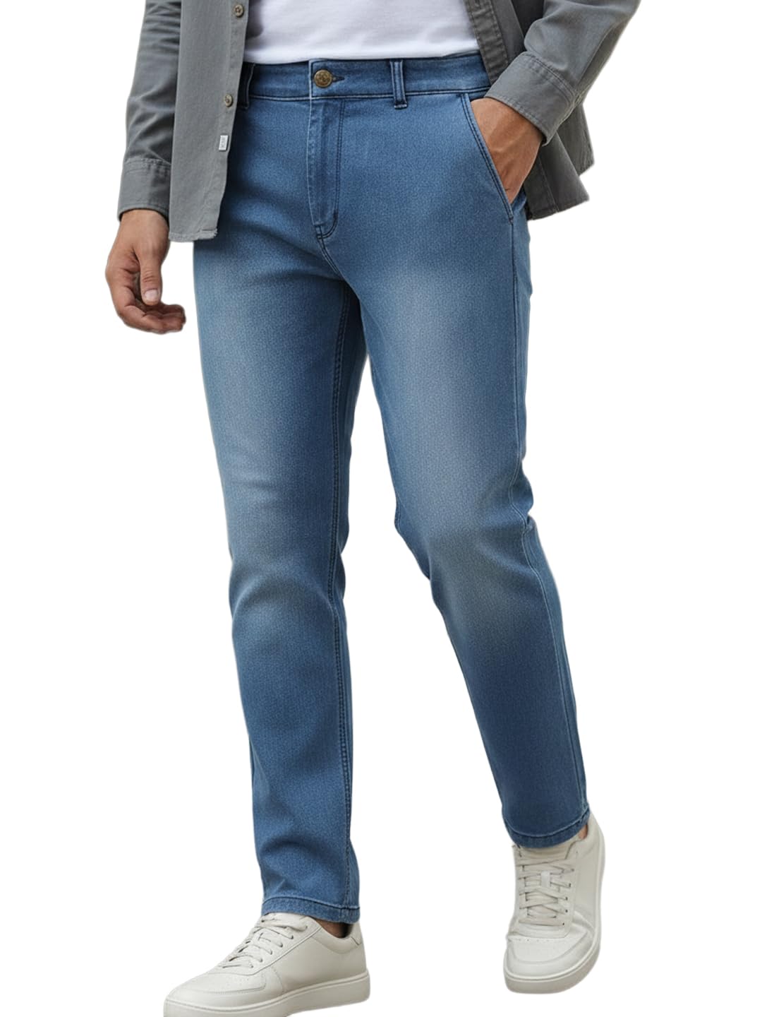 urbano fashion Men's Slim Fit Washed Jeans Stretchable-picture-32