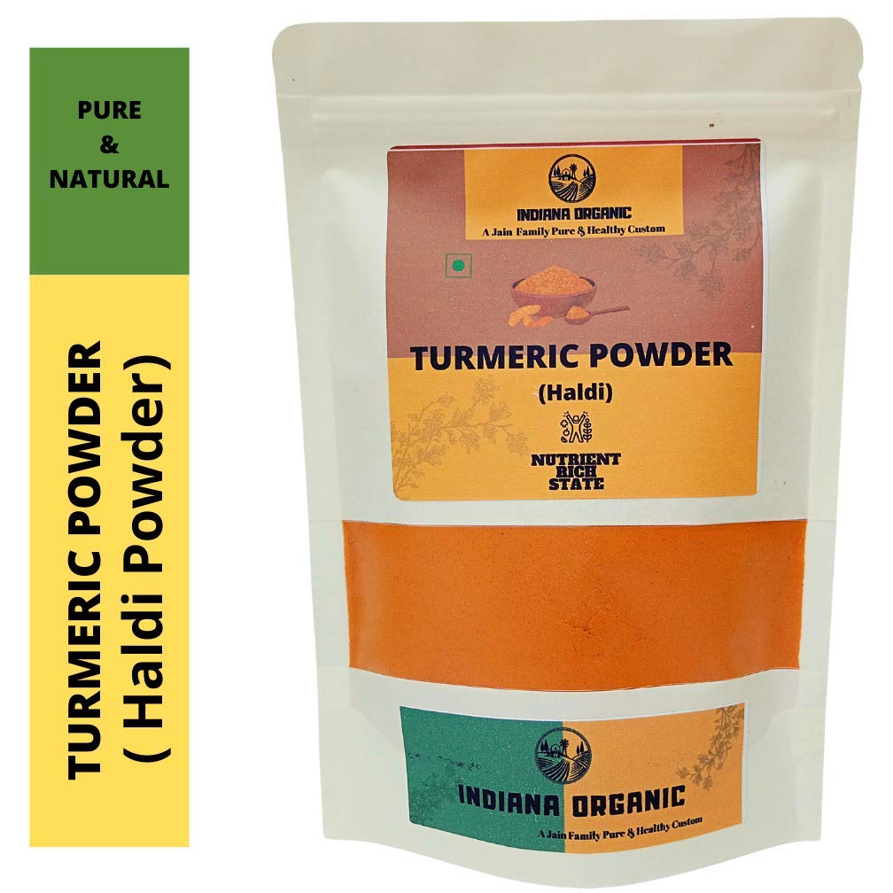 Indiana Organic Turmeric Powder, Haldi Powder | Packed on Order Fresh ground | Zero added Colours, Fillers, Additives & Preservatives - 200 gram (B0892FNMT3) Amazon Price History, Amazon Price Tracker