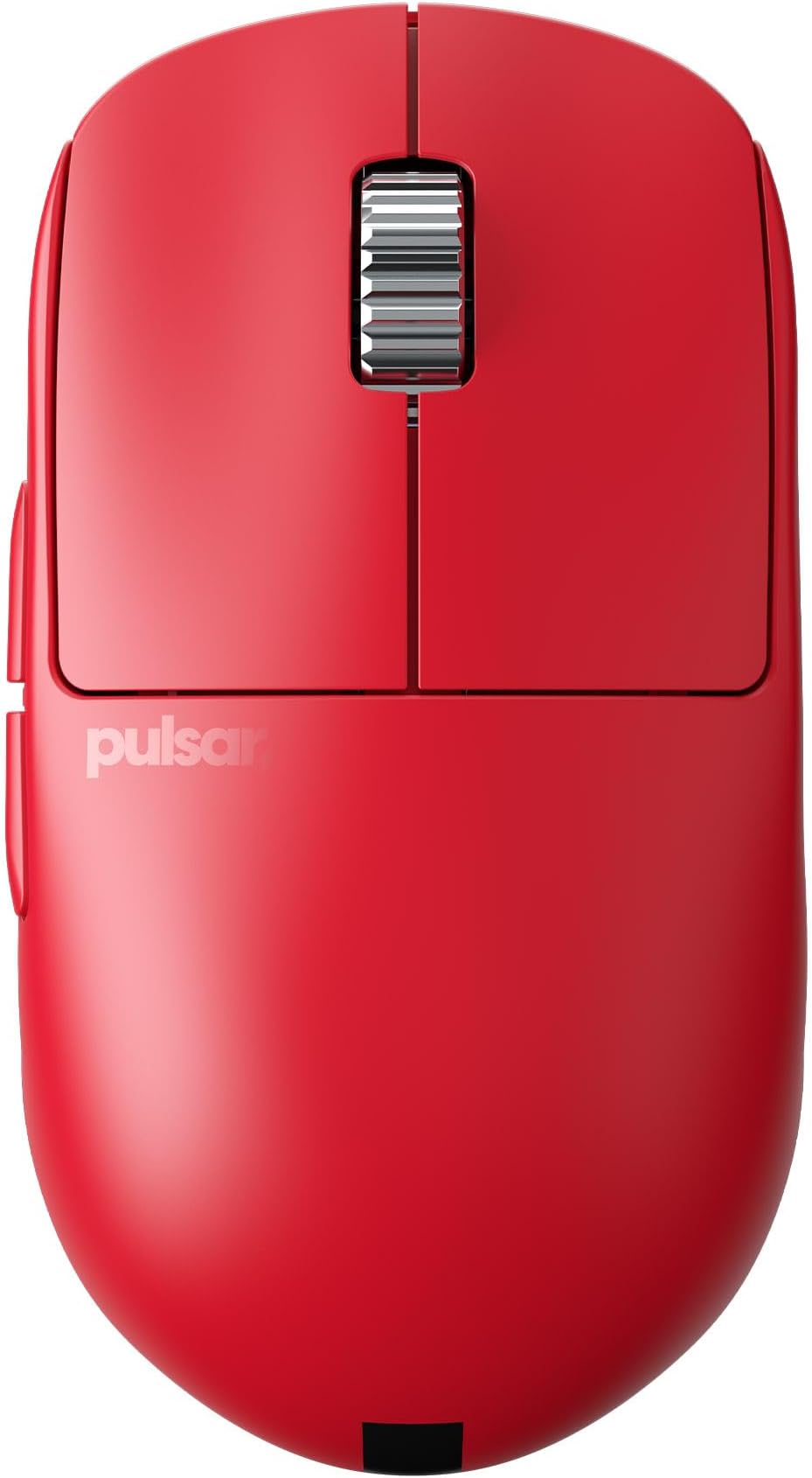 Pulsar Gaming Gears - X2H eS Wireless Gaming Mouse, Limited Edition, Symmetrical, Optical Switch, OLED Display, Driverless, PAW3395 Sensor, 100H Battery, 4K dongle Included (Medium, Red)