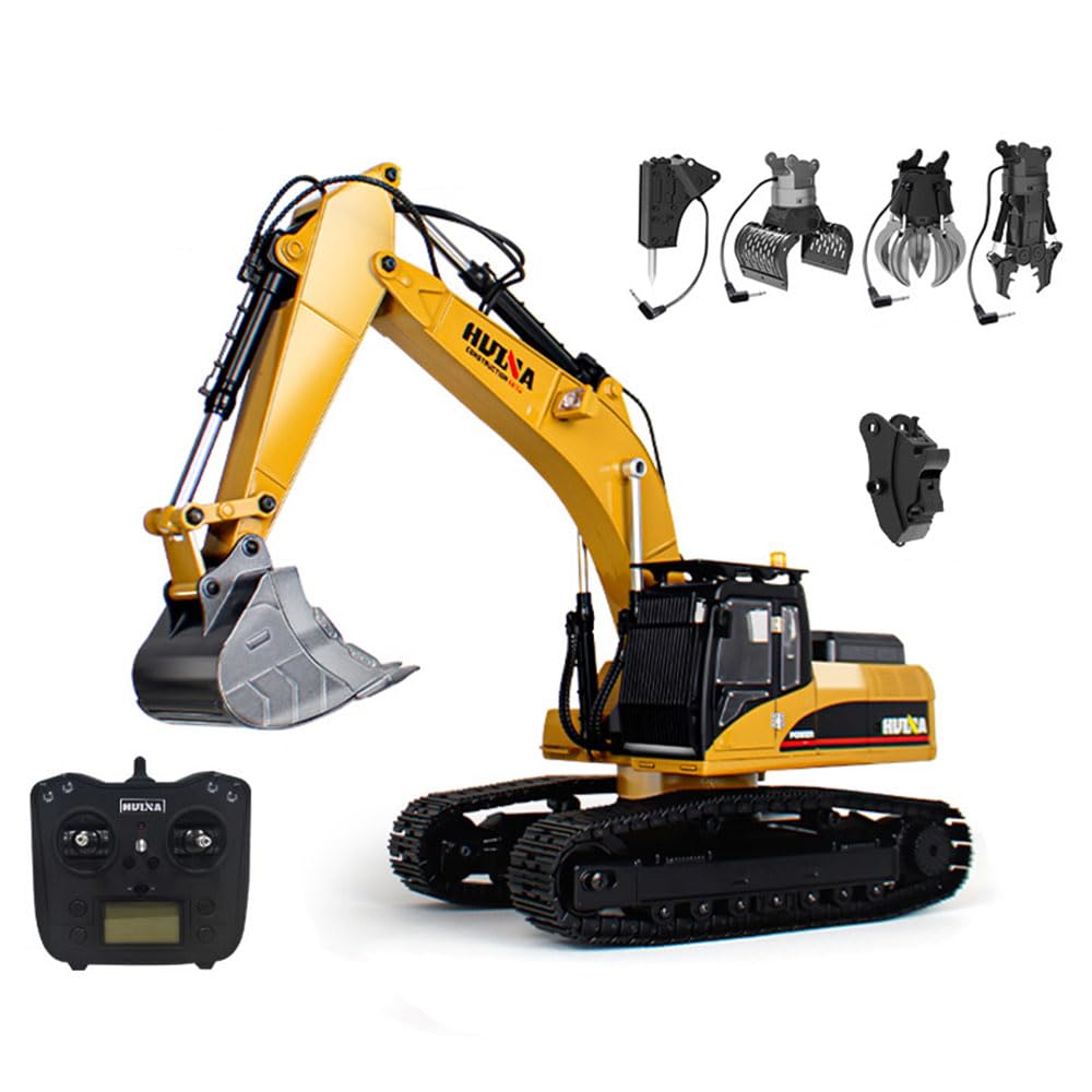 Amazon.co.jp: 1/14全合金製油圧シミュレーション式ラジコンショベル