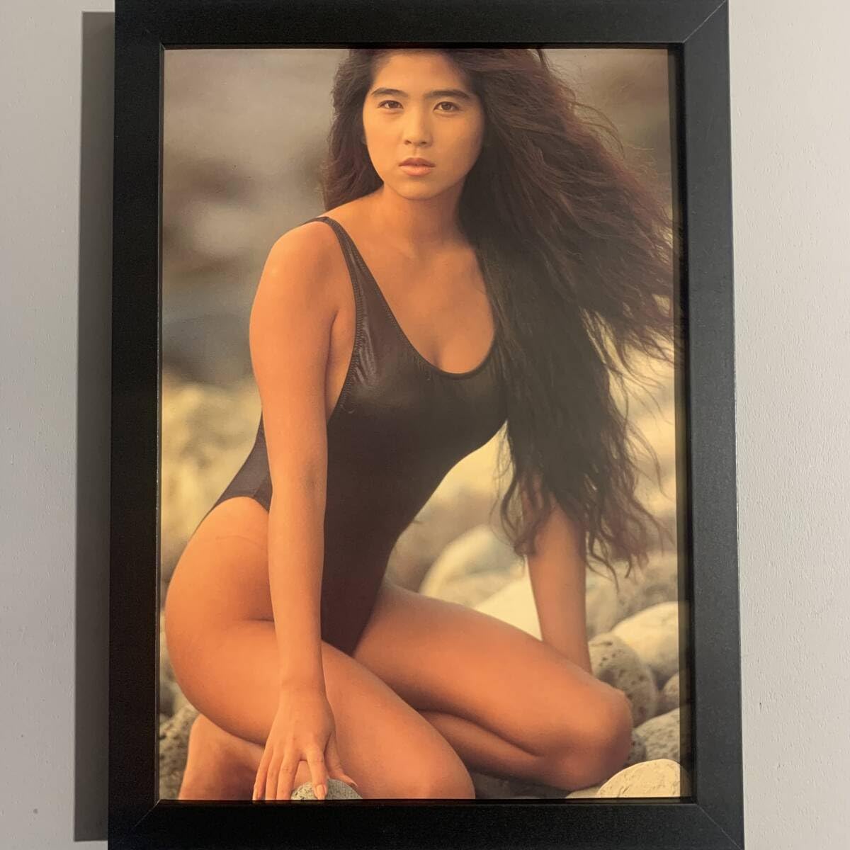 Amazon.co.jp: □飯島直子□水着/B5額装品/写真集/写真/ハイレグ水着