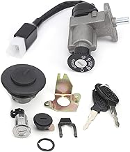Conjunto do interruptor de ignição de 4 fios do cilindro de trava de ignição Interruptor de partida de ignição para scooter a gás 50cc 150cc 139QMB GY6