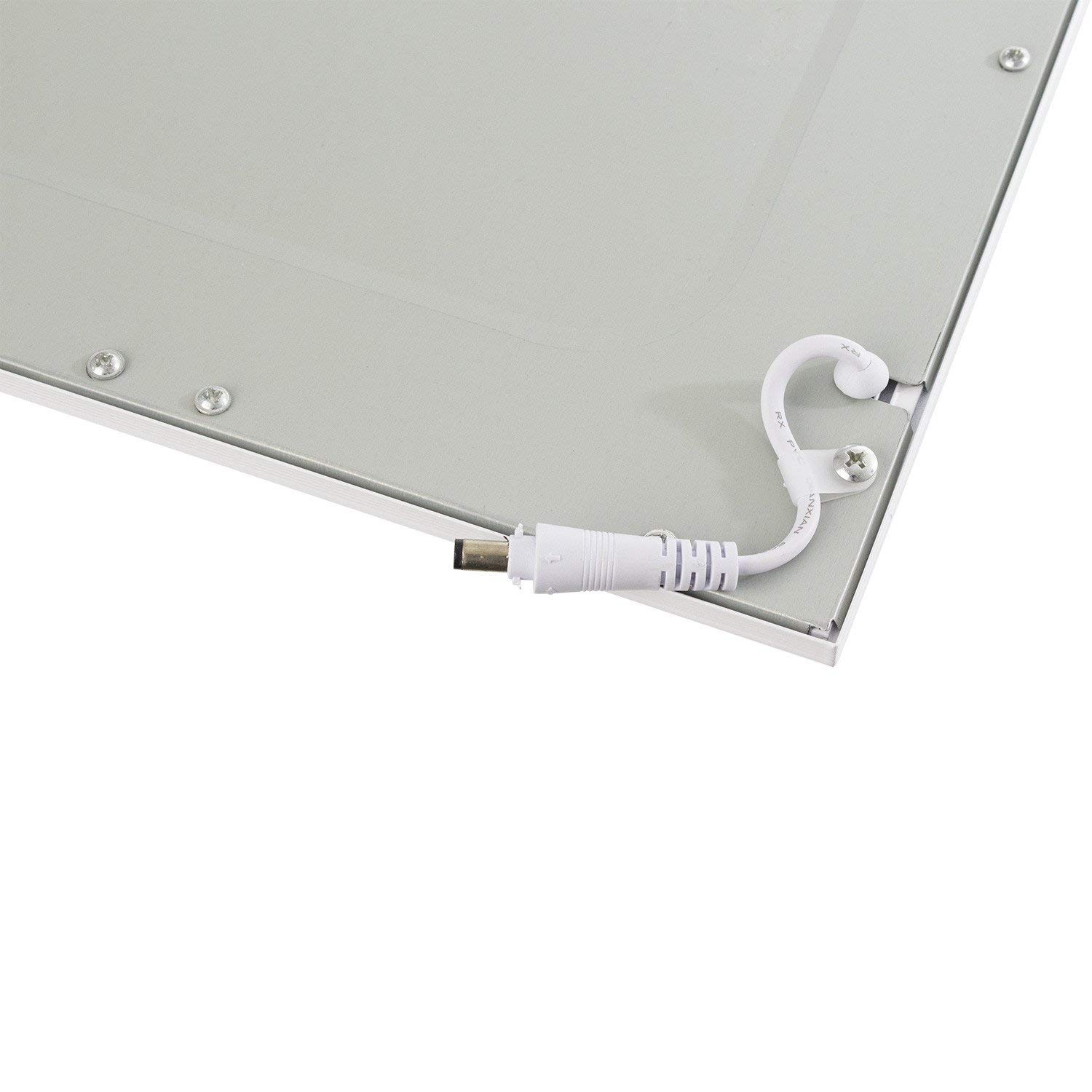 efectoLED Slim Pannello a LED, 60 x 60 cm, 40 W, 3.300 lm, con cornice bianca Bianca neutra 4000K-4500K