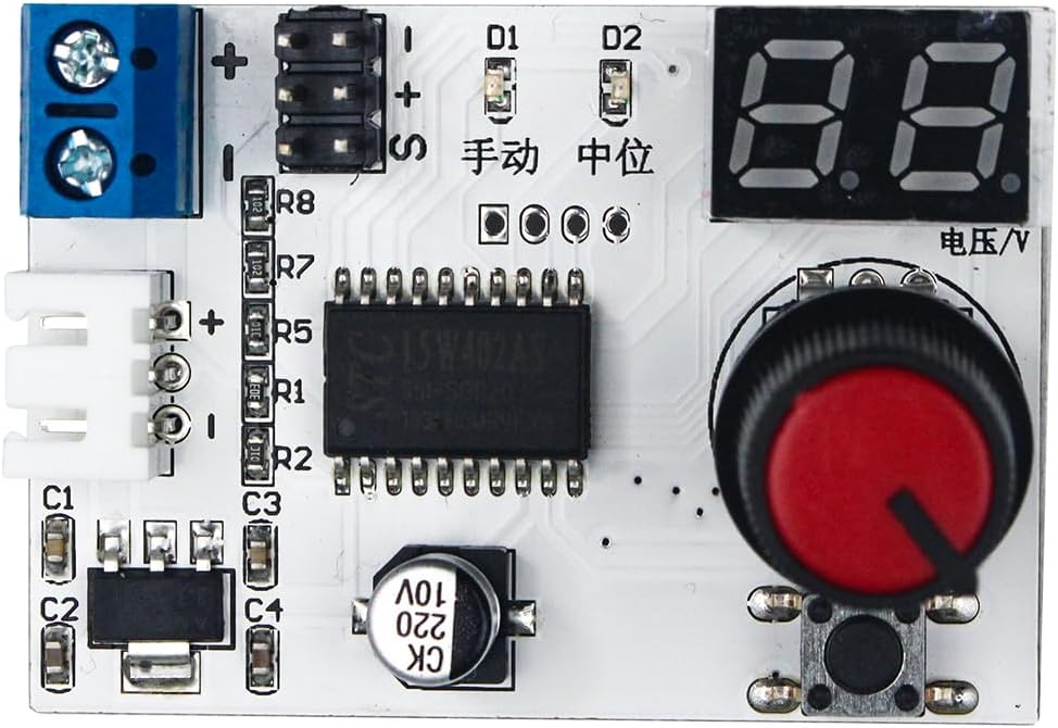 RC Digital Servo Tester 1 Channels Motor Servo Controller Centering Tool with Over-Current Protection & 2 Control Modes for RC Car Airplane Robots Tester Tool