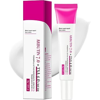Arbutin 7% + Tranexamic Acid 4% Cream Dark Spot Glow Cream Anti Pigment Spots Face Whitening Cream Korean Skincare Skin Care Serum with Glutathione 30 ml