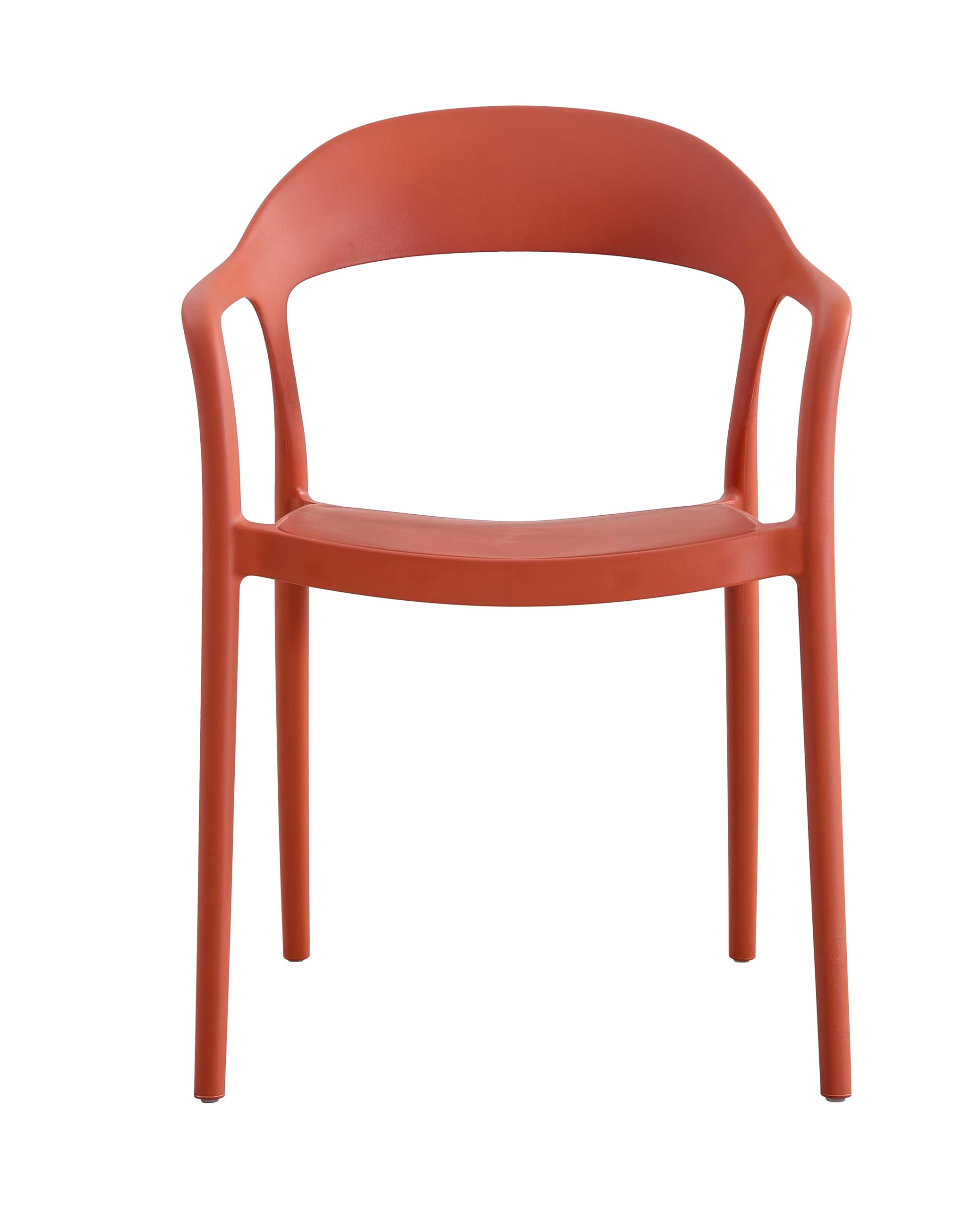 METRO Professional Gastro Armlehnstuhl stapelbar Laveria, Polypropylen, terrakotta