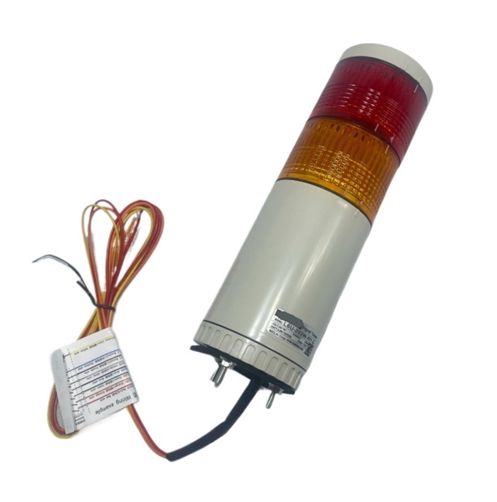 Signal Light L6U-202W-RY-Q Constant-on Surface Mounting