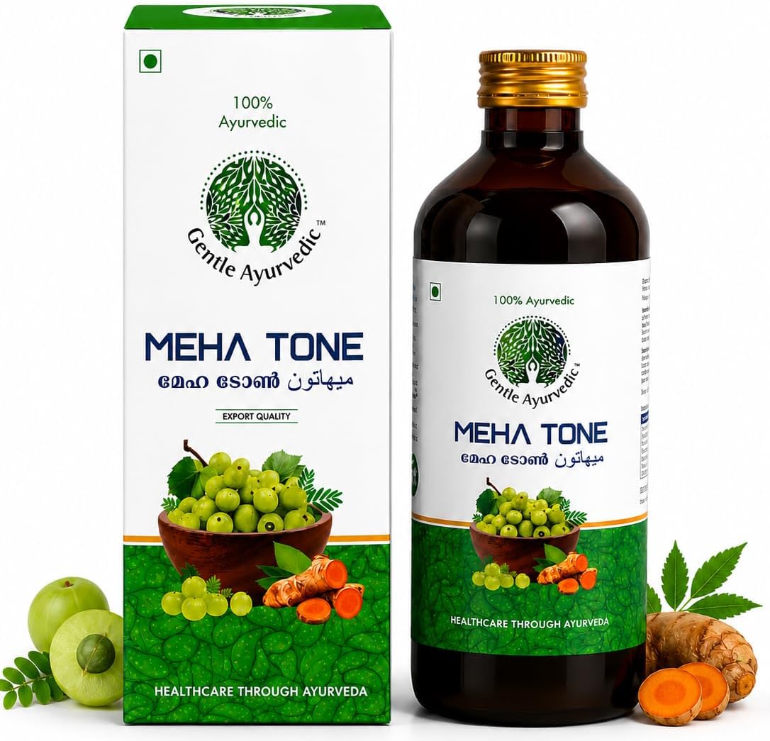 Meha Tone Ayurvedic Liquid with Amla, Jamun, Turmeric & Guduchi | 450 ml | Supports Healthy Blood Sugar & Digestive Health