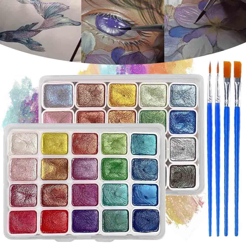 Set 10 Colori Metallici Speedpaint Metallics Per Miniature The Army Painter Con Pennello