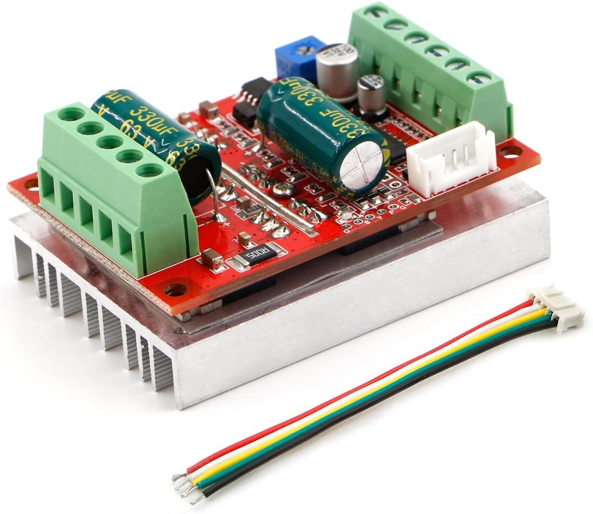 RioRand 350W 6-60V 3-Phase PWM DC Brushless Motor Speed Controller with Hall Sensor – for 120° Electric Angle Brushless DC Motors, DIY Robotics, Electric Tools & PLC Systems