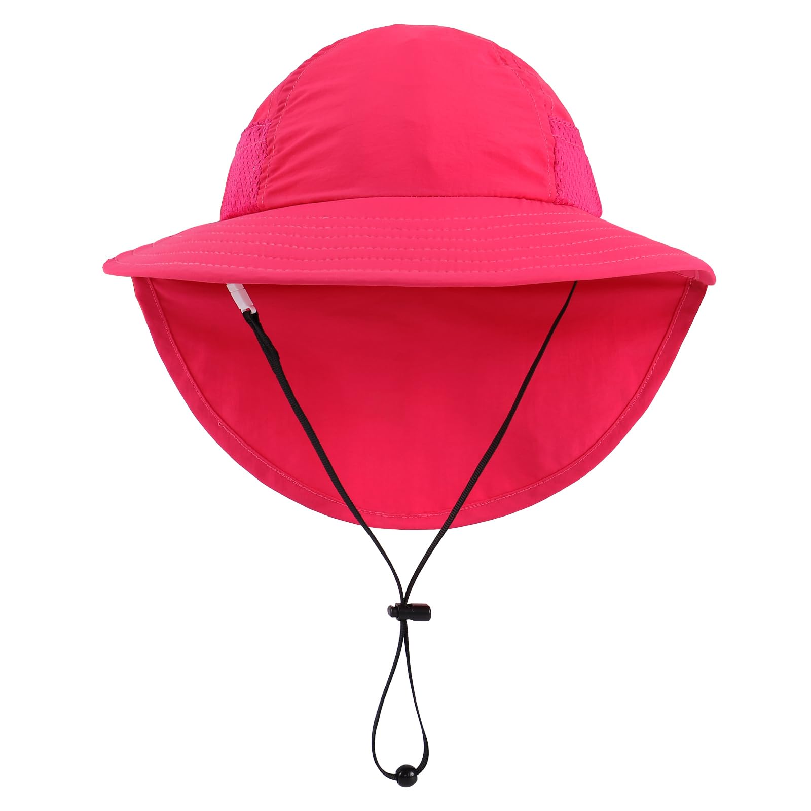 MASOCIO Baby Kinder Sonnenhut Reversibel Sommerhut Mädchen Jungen mit Breiter Krempe Fischerhut