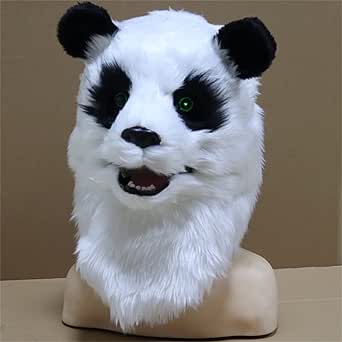 Amazon.com: Realistic Panda Mask with Moving Jaw,Full Head Mouth ...