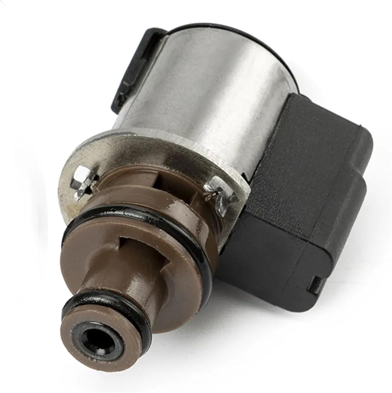 Torque Converter Lock-Up Solenoid Assembly 3.7Ω 12.2-13.2Ω Resistance CVT Transmission System Component Compatible For Subaru Lineartronic TR580 TR690 Applications(Black 3.7ohm)