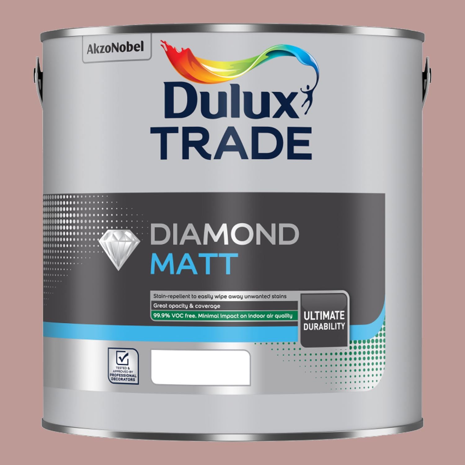 DULUX TRADE DIAMOND MATT PRESSED PETAL 2.5L