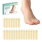 Gel Blister Hydrocolloid Bandages - Welnove 21ct Blister Cushions (Bunion Pack) - Blister Bandages for Heel, Toe & Foot - Blister Pads for Prevention & Recovery - Water Resistant