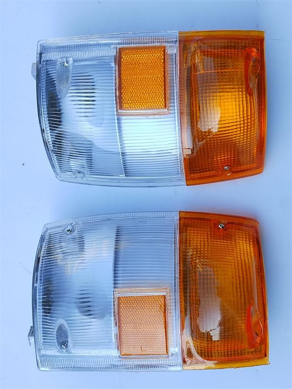 Turn Signal Lamp, Corner Lamp 12V with Yellowish White Color for Isuzu NPR NPR-HD NQR NRR GMC Chevy W3 W4 1995-2004 Replaces ‎8-97855-189-0, 8-97855-190-0 (RH-Passenger Side)