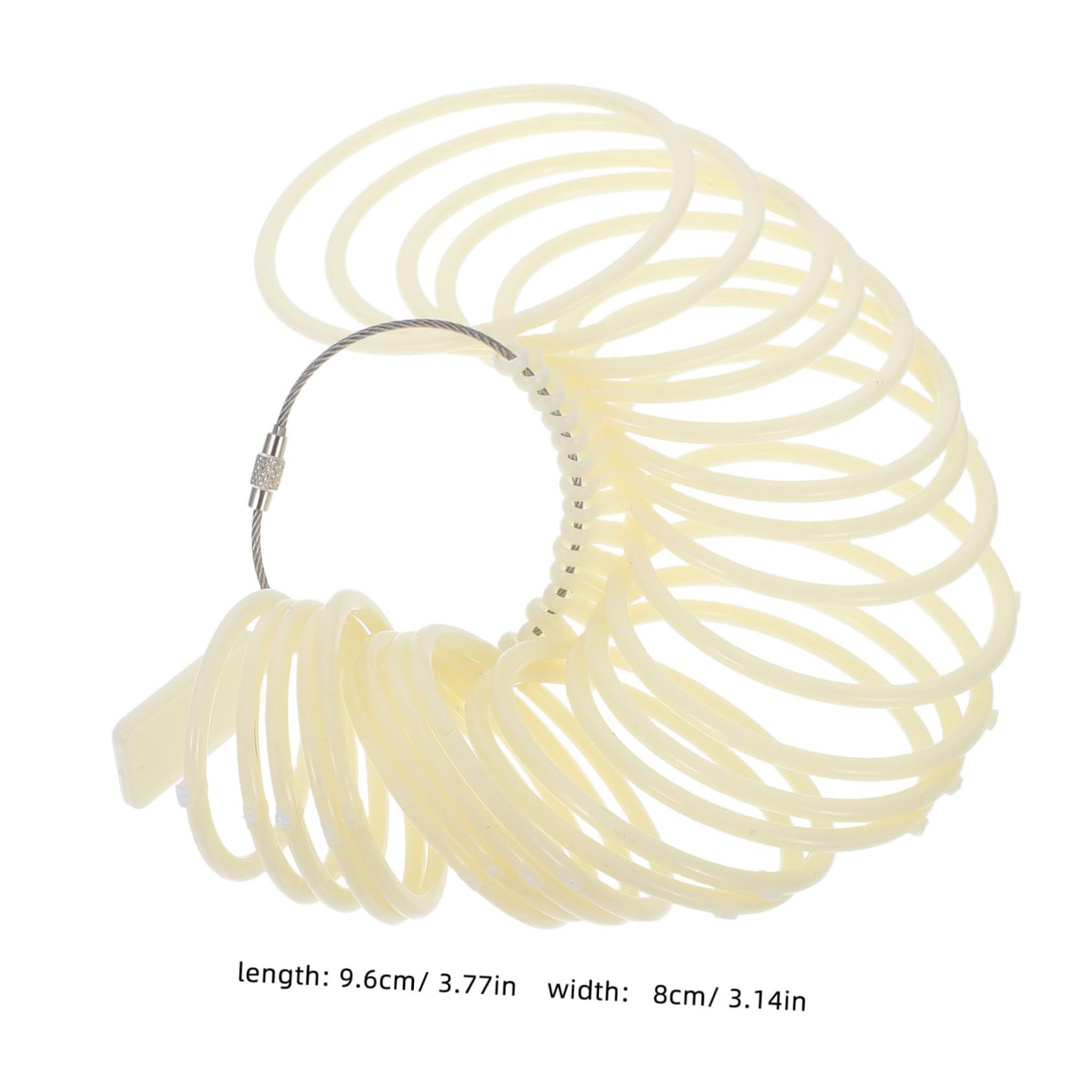 Gadpiparty Bracelet Measuring Tool Wrist Ruler White for Precise Fit Travel-Friendly Design