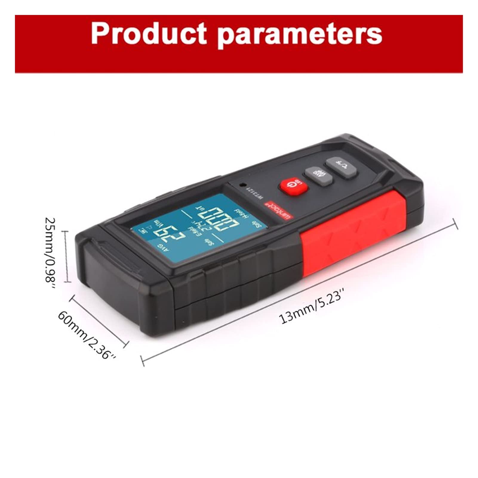 EMF Meter Electromagnetic Radiation Tester Electron Magnetic Field Dosimeter B85C Ufficio, esterno