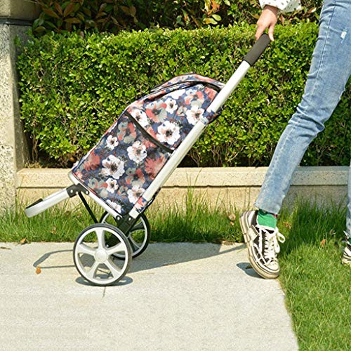 Carretilla multifuncional plegable de aluminio con ruedas miniatura 3