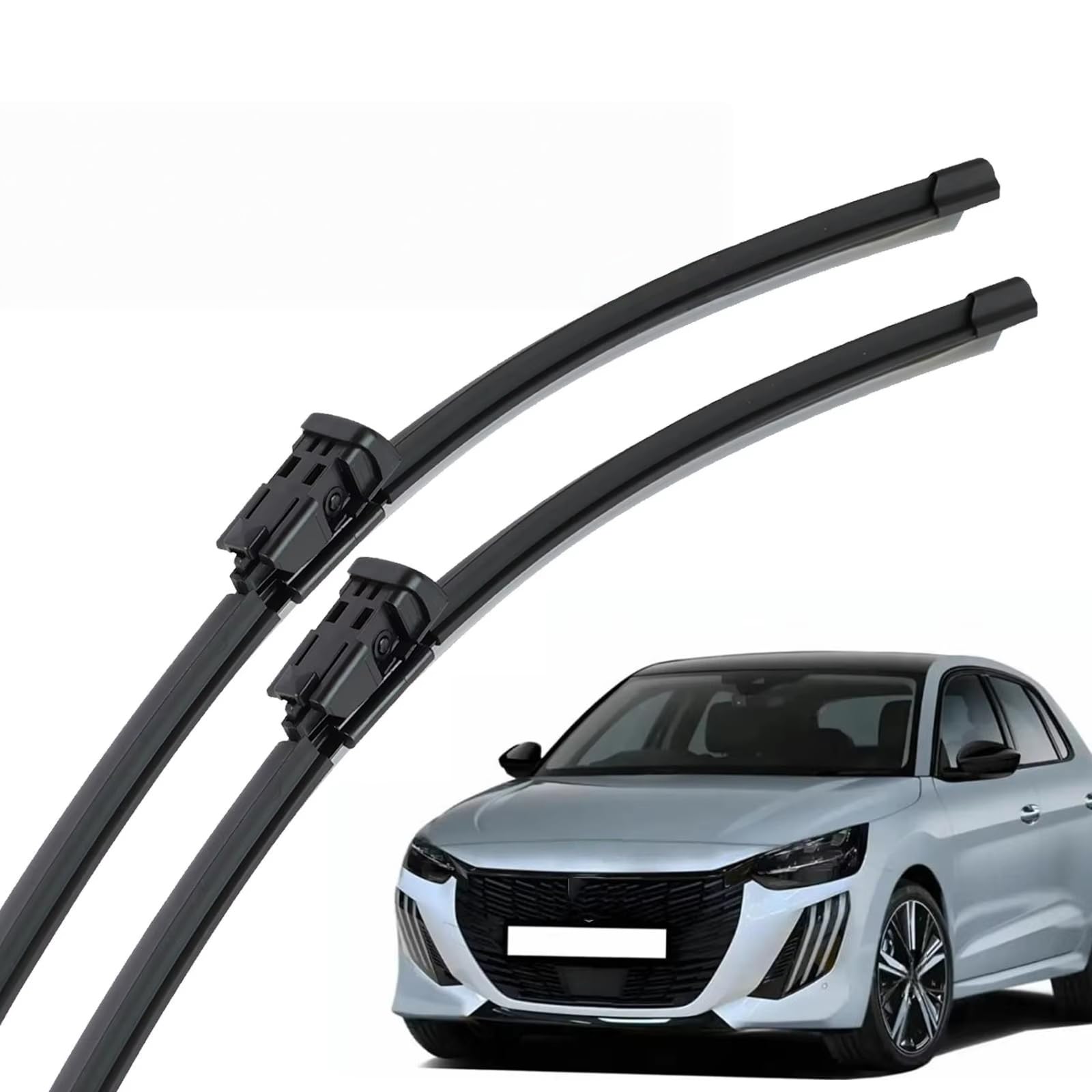 PAPEP Windscreen Wiper Blades for Peugeot 208 P21 MK2 2019-2026 24''+16'', Front Replacement Wipers OEM Quality Water Repellent Rubber Automotive Windshield