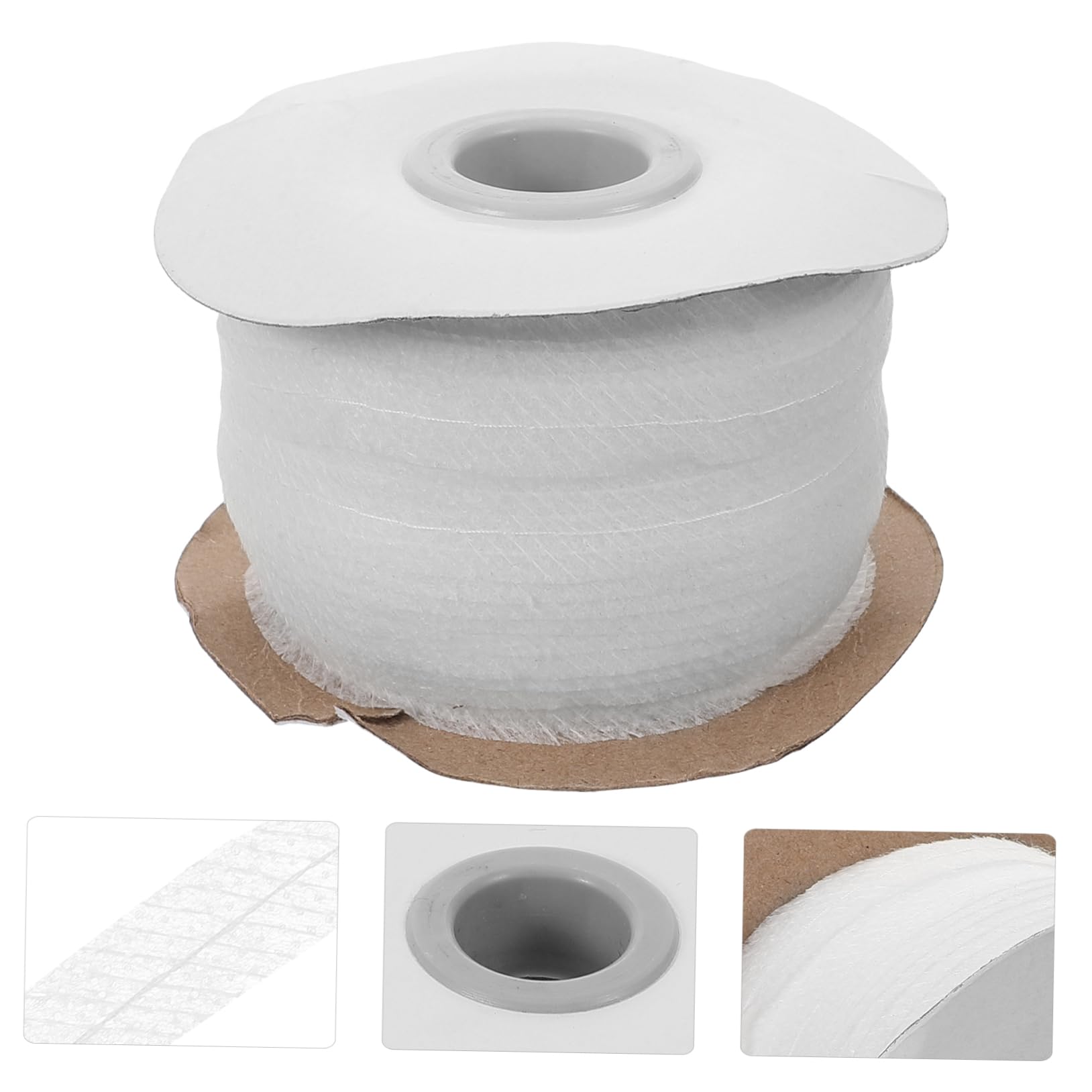 Operitacx 5rollos Entretela Termoadhesiva De No Tejido Tira De Interfacing Fusible Para Costura Metros De Forro Elástico Para Ropa y Manualidades