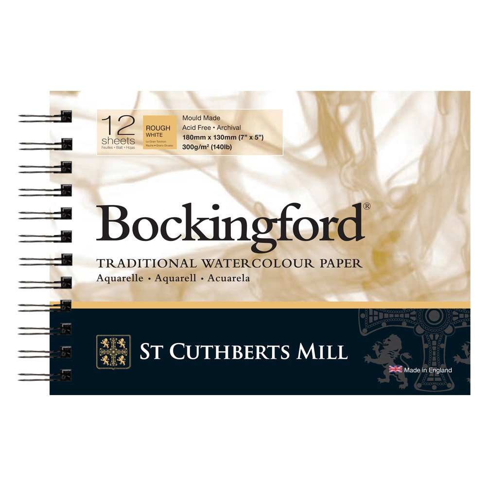 Bockingford 300gsm Spiral Pad 7" x 5" (180 x 130mm) Rough