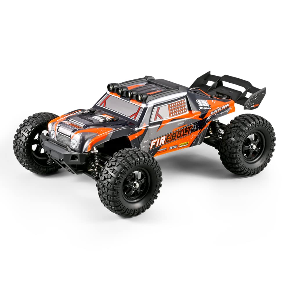 Wpond Remote Control Car 45km/h High Speed RC Cars 2.4Ghz 1:12 4WD Fast Off-road Led Light Truck Models Toys, Birthday for Adults and Kids Single battery single USB 1:12