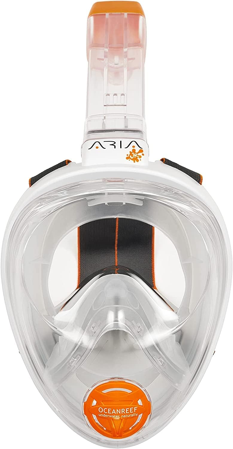 OCEAN REEF - Aria Snorkeling Mask Junior Full Face Snorkeling Mask with Stickers