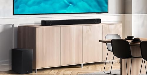 Miniatura 7 de SAMSUNG Barra de sonido HW-B550ZA de 2.1 canales con audio Dolby, DTS VirtualX, Bass Boosted, subwoofer incluido, sonido adaptable Lite, conexión