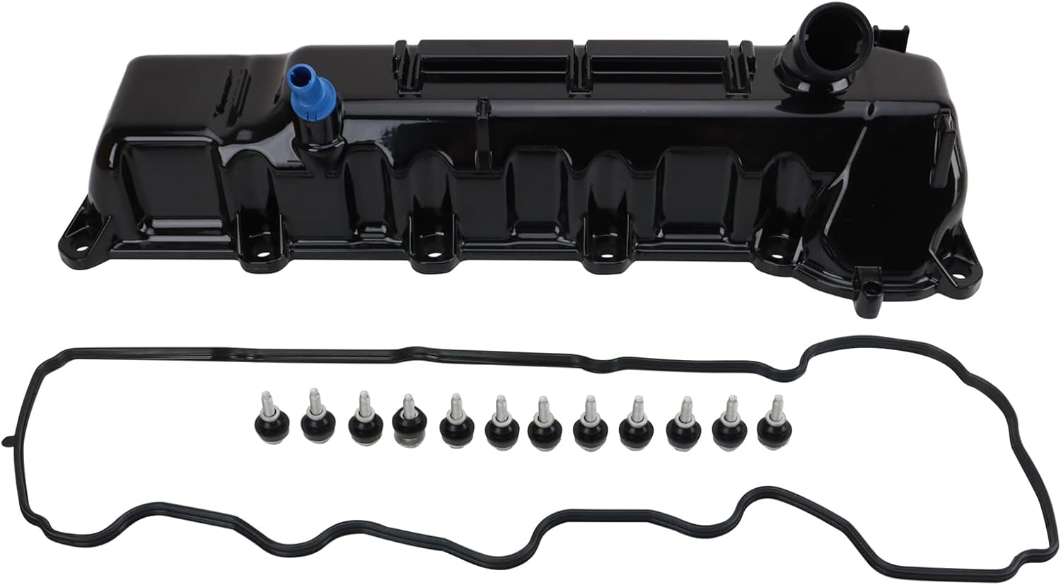 TRQ Driver & Passenger Side Valve Cover Set Compatible with 2008-2009 Chrysler Aspen 2008-2010 Dodge Dakota Durango Ram 1500 Jeep Commander Grand Cherokee 2011-2013 Ram 1500 2011