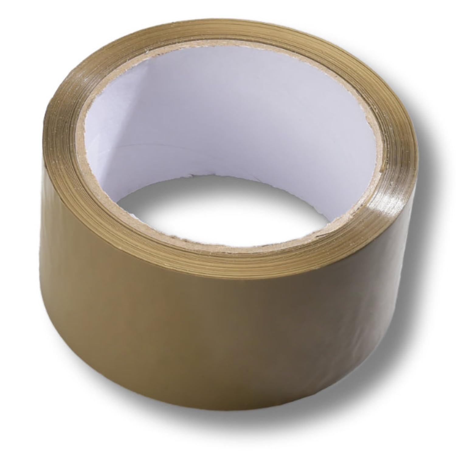 dm-folien gmbh 108 rollos de cinta adhesiva de embalaje, 50 mm de ancho x 66 m de largo, autoadhesiva, color marrón para rollos de pegamento, con dispensador como cinta de cartón para envíos cajas de