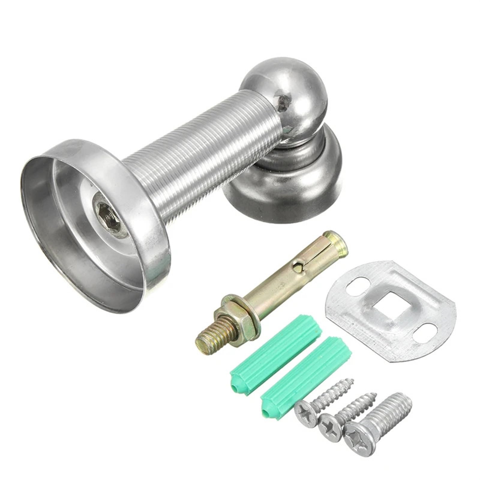 Butée de porte magnétique M1 en acier inoxydable brossé durable