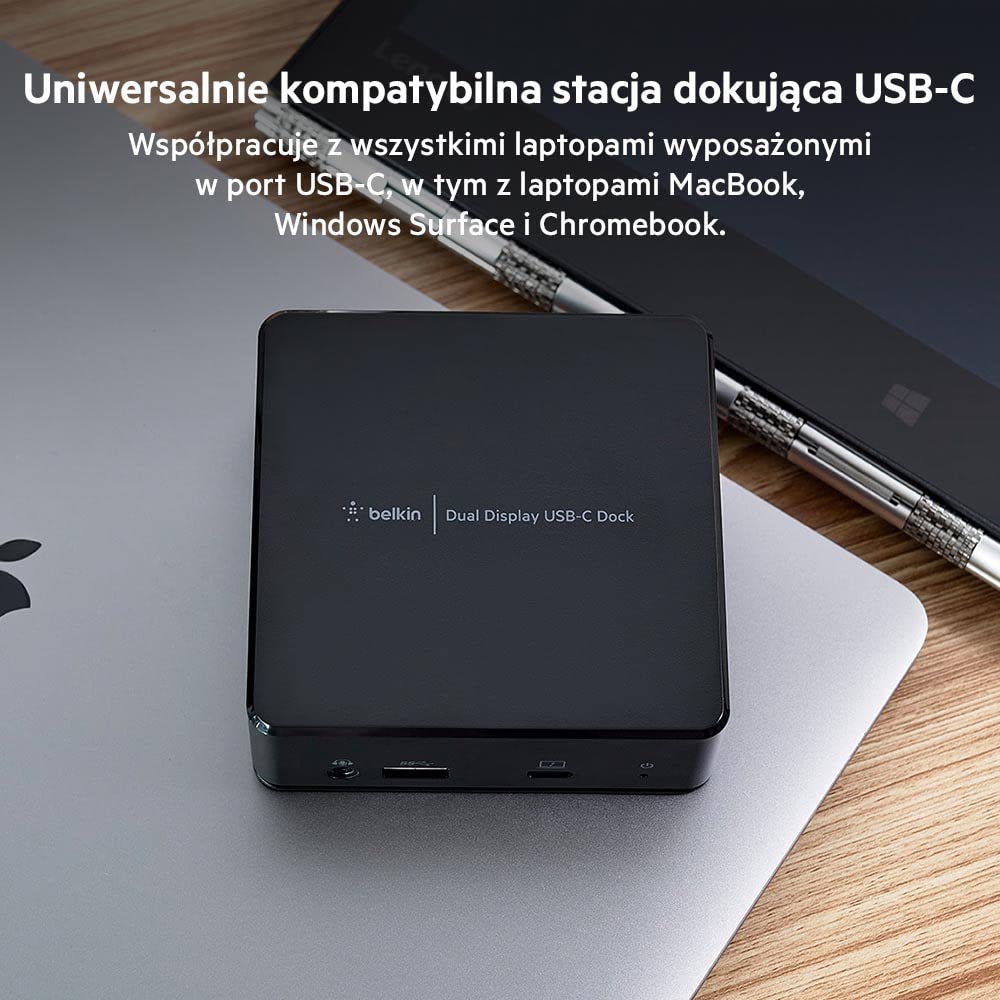 Belkin Stacja dokująca USB-C 2xHDMI 1xRJ-45 3xUSB-A czarna