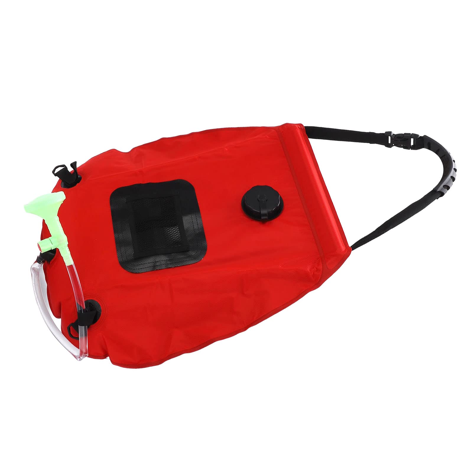 NYSUZHOUJI Solar Heated Shower Bag Leakproof Portable Hose Shower Head Faucet for Camping Hiking Outdoor