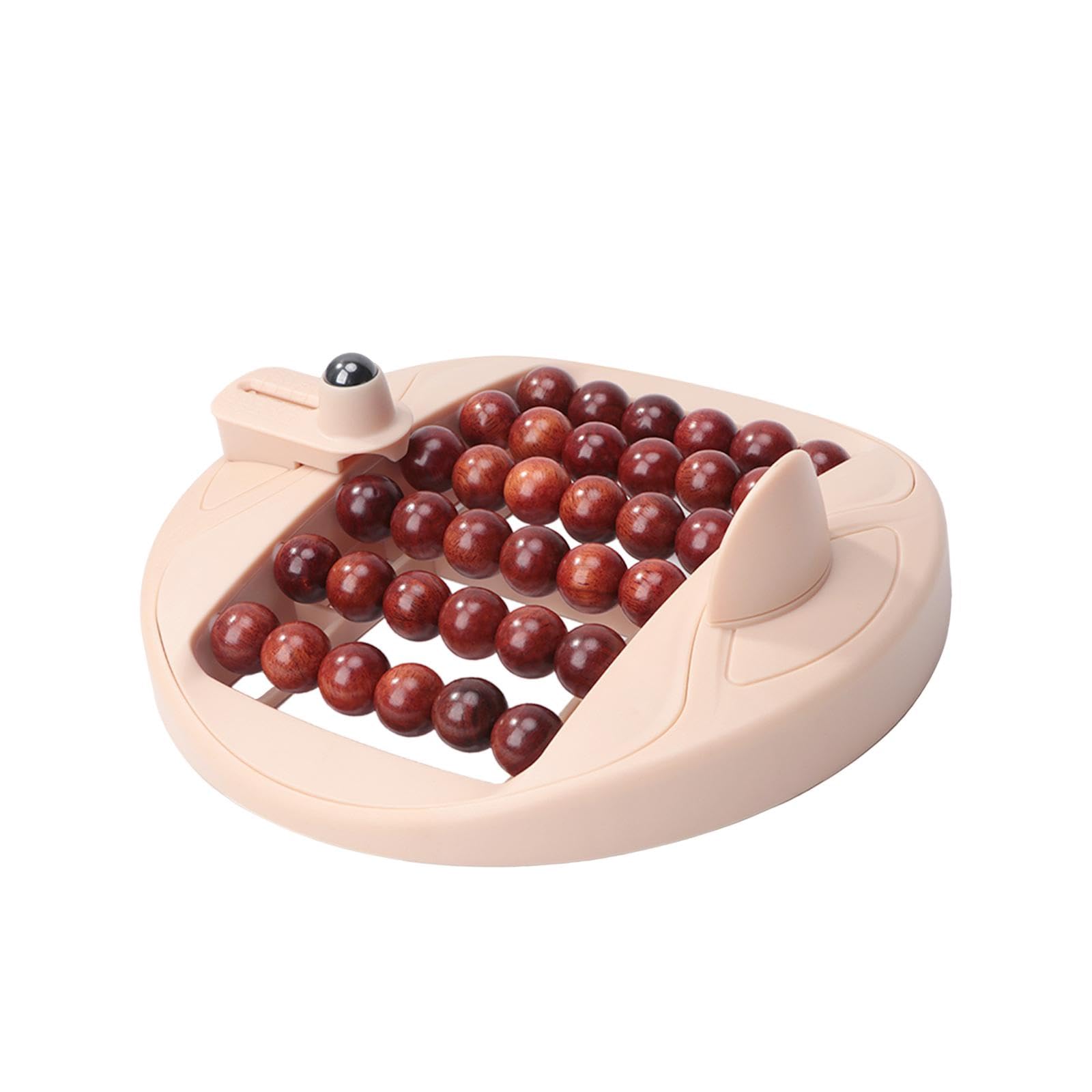 Oshhni Rodillo plantar manual multifila antideslizante y ligero para masaje relajante muscular. Herramienta de masaje de tejido profundo para hombres y, Beige