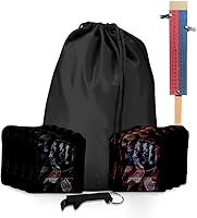 Vista 13 de BackYardGamesUSA Juego de 8 bolsas de Cornhole profesionales reguladoras, Tournament Slick n Stick Cornhole, bolsas para juegos de Cornhole