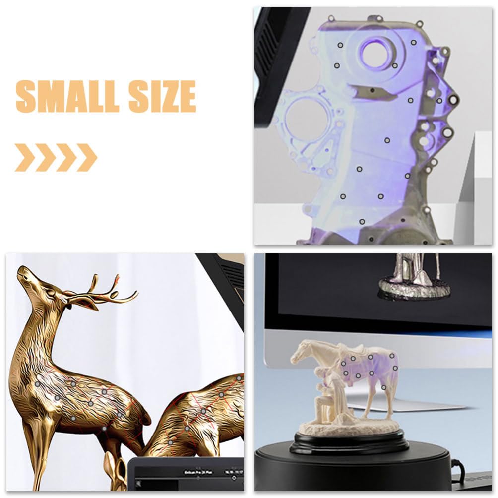DOITOOL 3D-Scan-Spray 50 Blatt Referenzmarkierungspunkt Reflektierende Folie Markierungspunkte 3D-Scanner-Zubehör 3D-Scan-Spray 3D-Scan-Spray