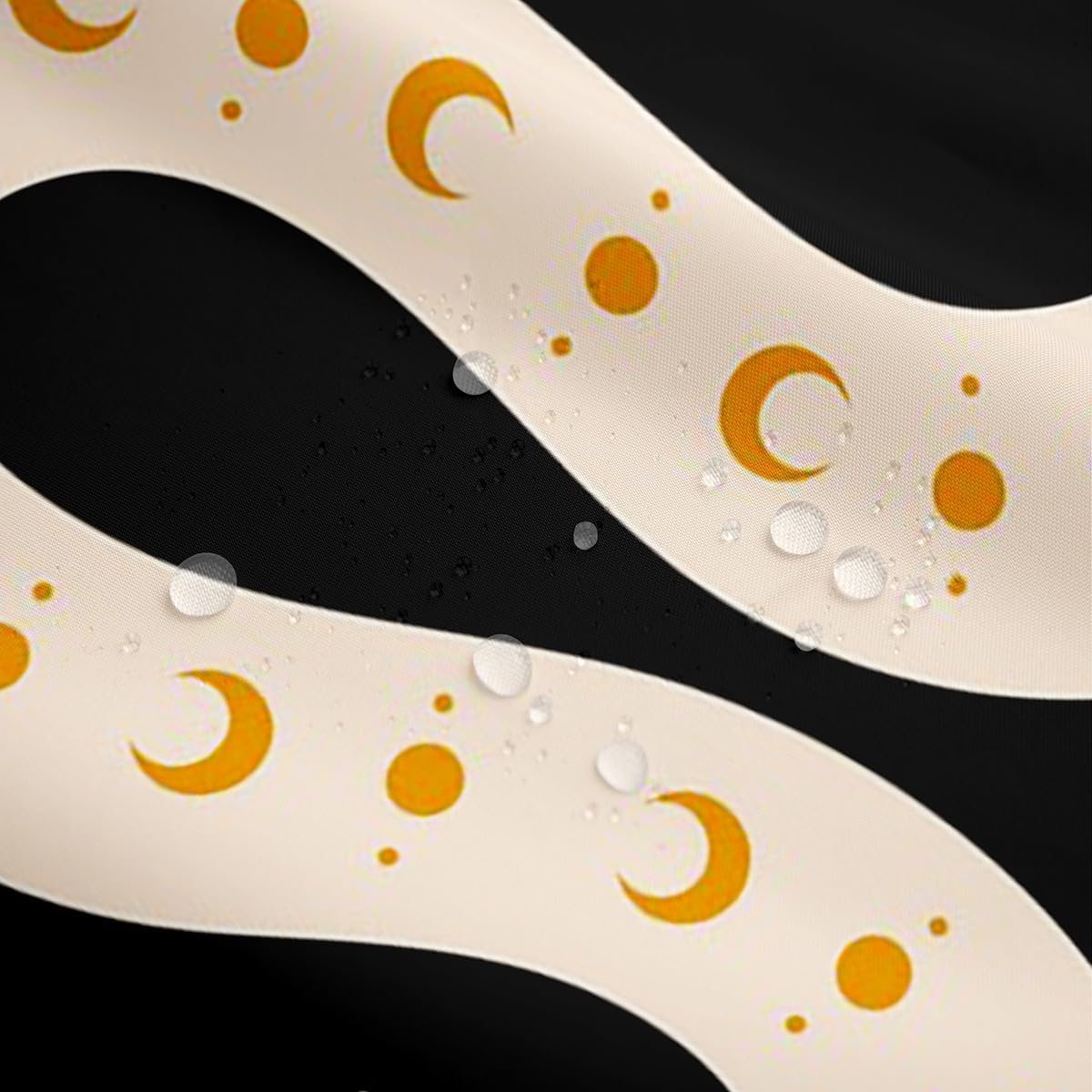 Snake Shower Curtain Sun And Moon Bath Curtain Moth Sugar Skull Bathroom Sets For Kids Boys Girls Galaxy Starry Sky Butterfly Animal Fabric Curtains Sets Waterproof 72"W x 78"L Black with 12 Hooks