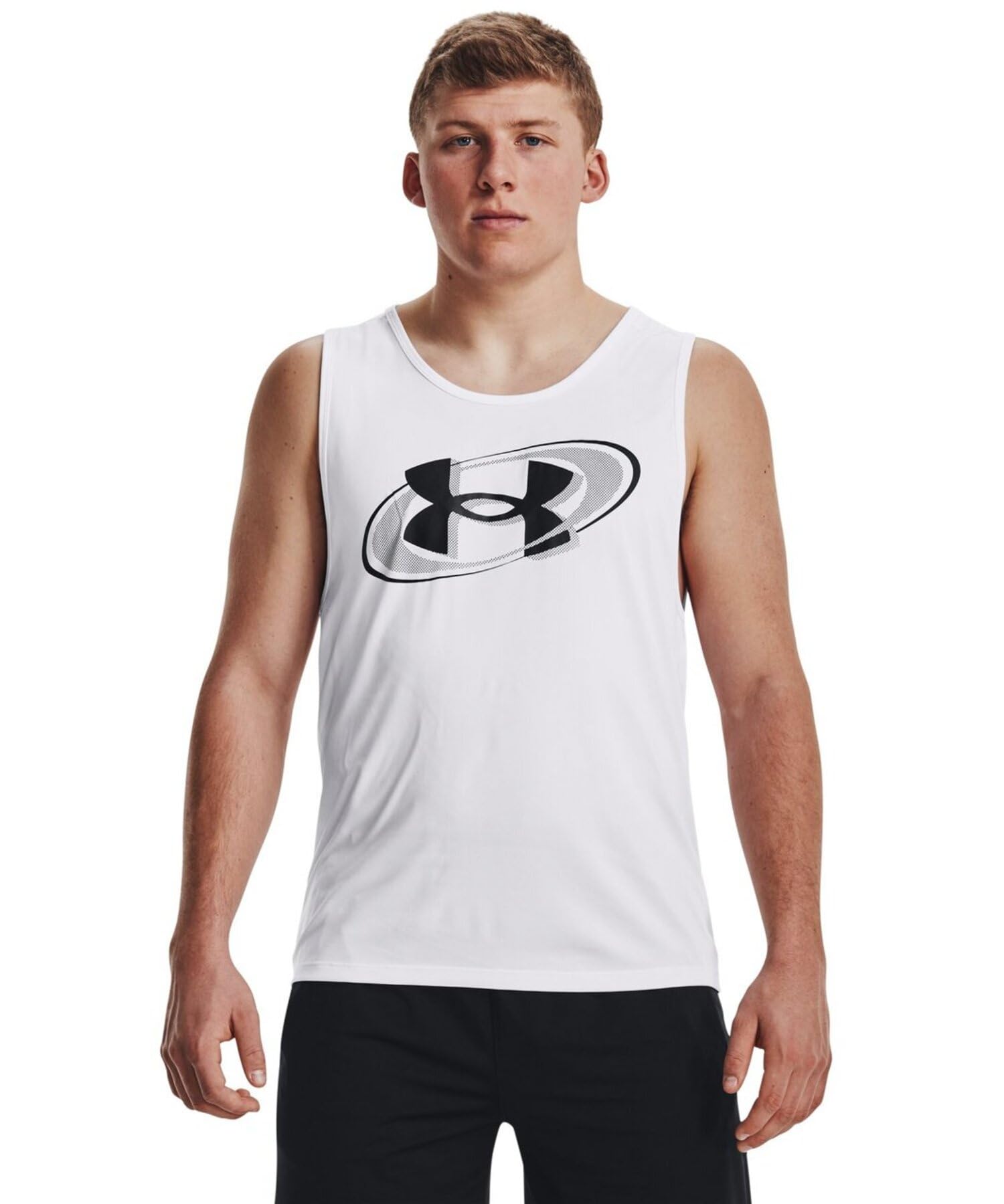 Under Armourmens Tech 2.0 Branded Tank T-Shirt