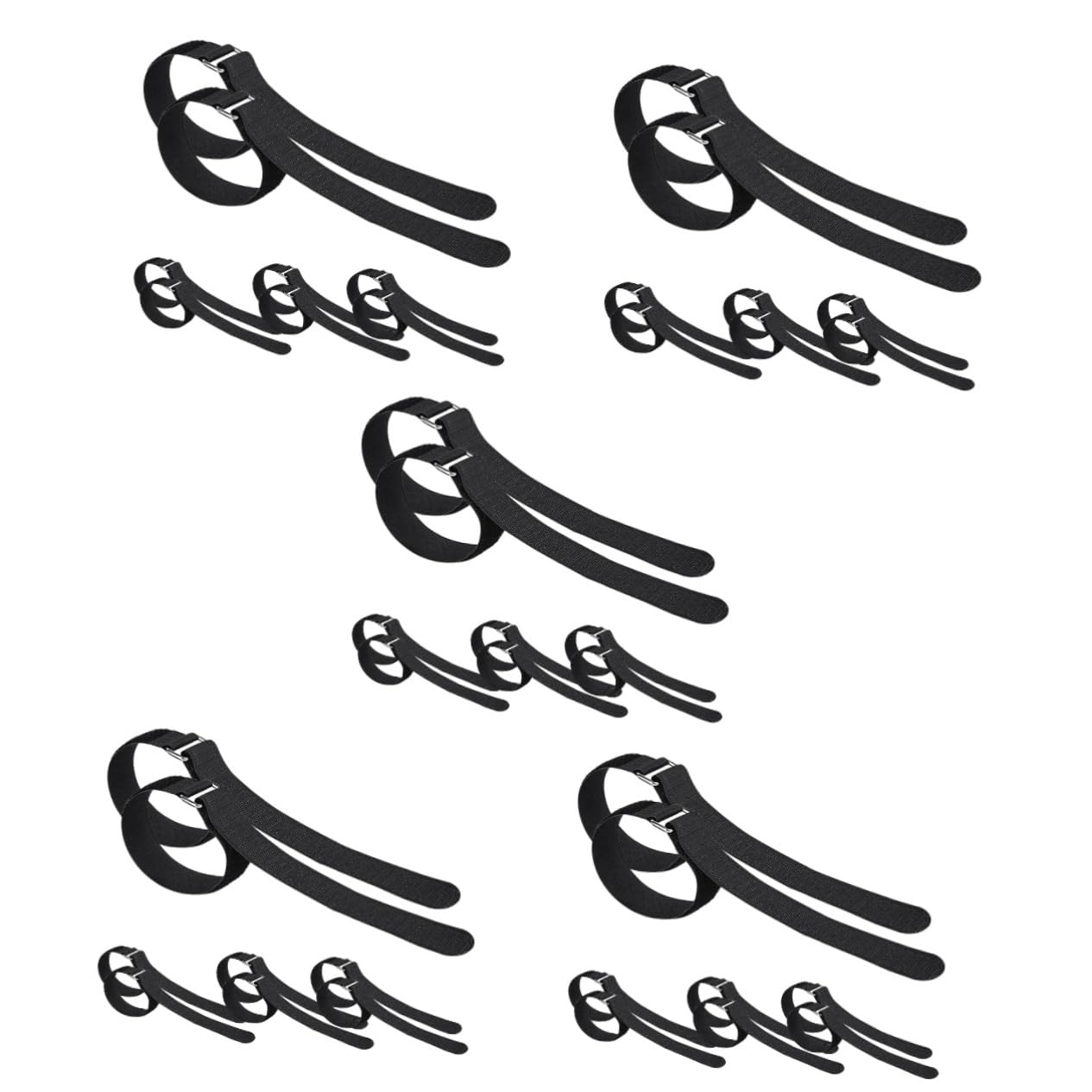 SHERCHPRY 20pairs Ice Grippers - Shoe Straps for All Shoe Types Non-Skid Climbing Accessories for Hiking Walking Jogging and Activities