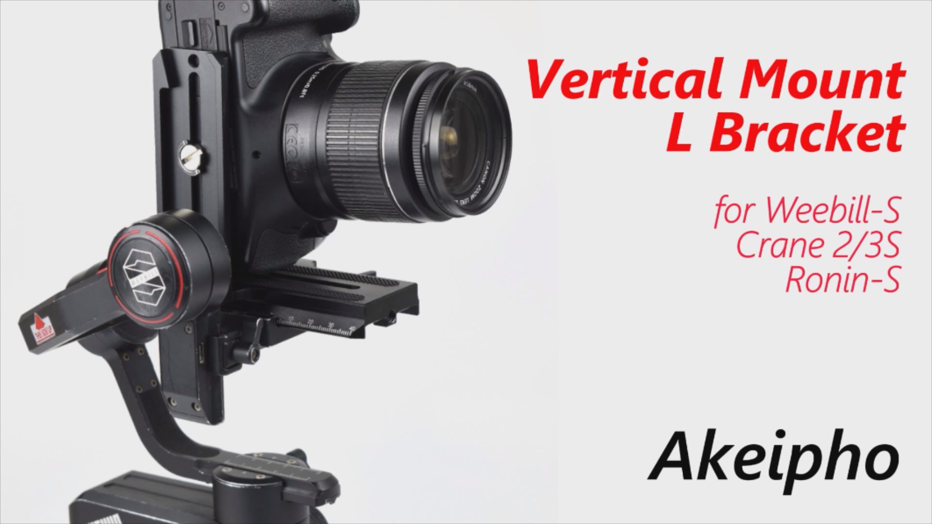 Amazon.com : Akeipho Vertical Mount L Bracket for Zhiyun Weebill-S